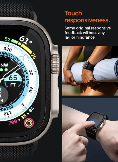 Spigen Apple Watch ULTRA 2 / 1 (49mm) Tempered Glass Screen Protector GLAStR Slim PRO