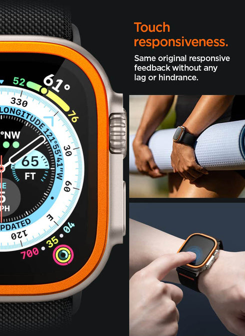 Spigen Apple Watch ULTRA 2 / 1 (49mm) Tempered Glass Screen Protector GLAStR Slim PRO