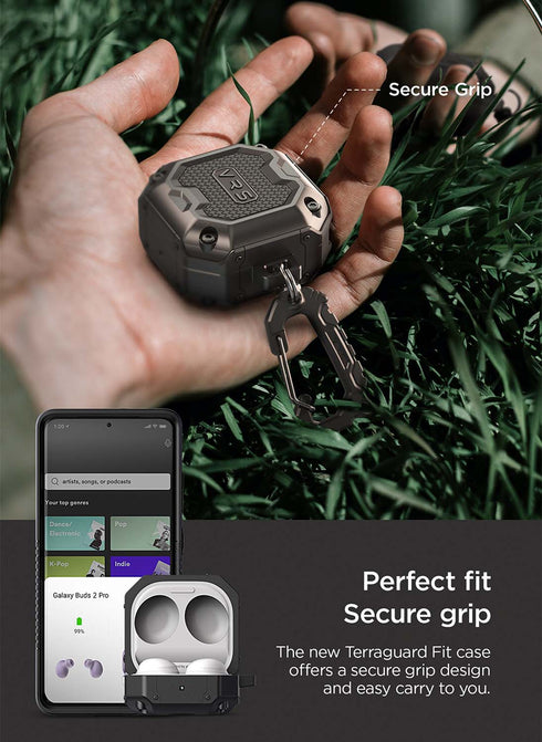 VRS Design Samsung Galaxy Buds 2 PRO Case Terra Guard Fit
