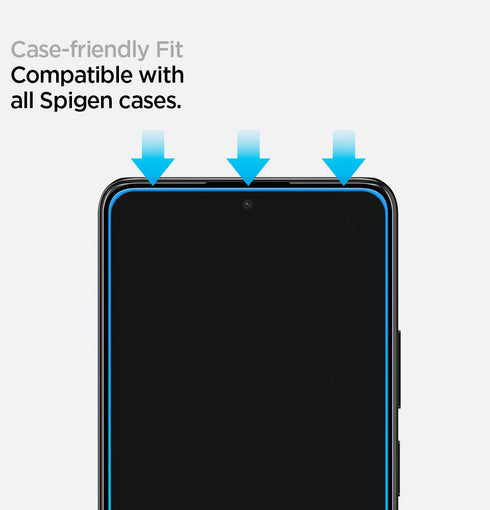 Spigen Xiaomi Redmi Note 10 and Redmi Note 10S Tempered Glass Screen Protector GLAStR Slim