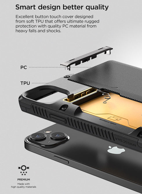 VRS Design iPhone 14 PLUS Case Damda Glide PRO