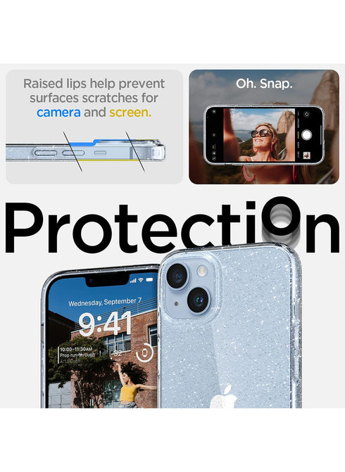 Spigen iPhone 14 PLUS Case Liquid Crystal Glitter