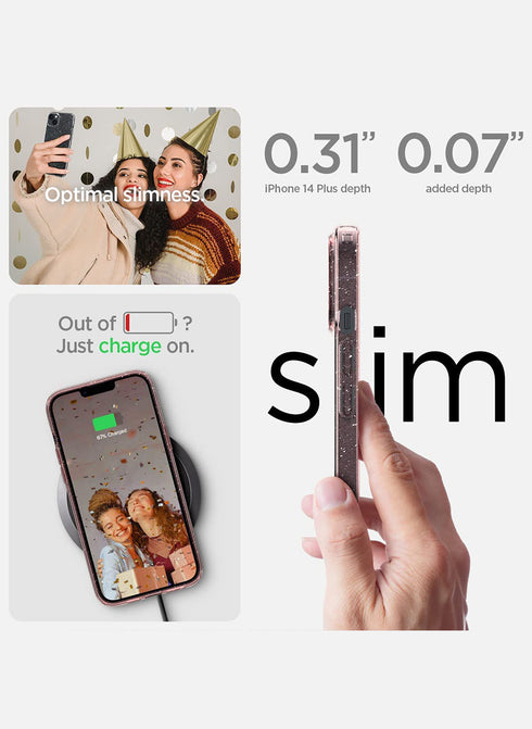 Spigen iPhone 14 PLUS Case Liquid Crystal Glitter