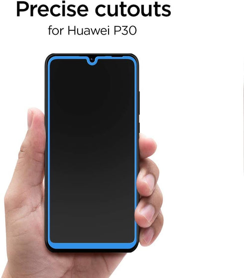 Spigen Huawei P30 Screen Protector GLAStR Slim- Case Friendly