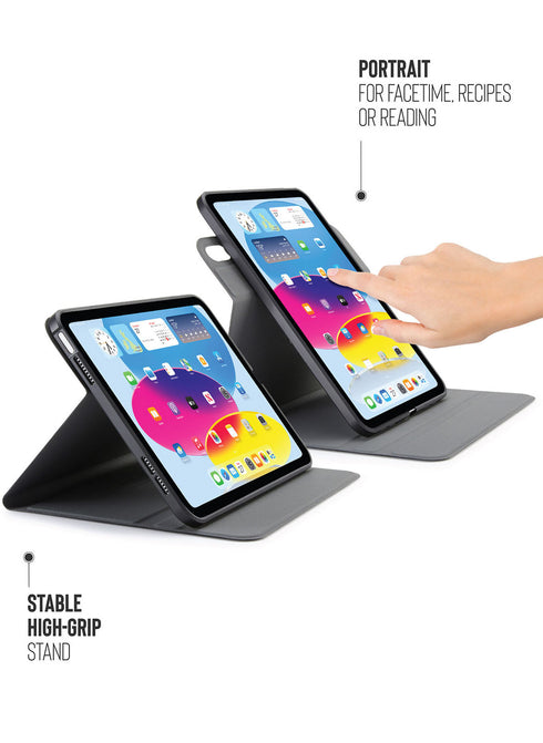 Pipetto iPad 10.9" 10th Gen (2022) Case Rotating Folio
