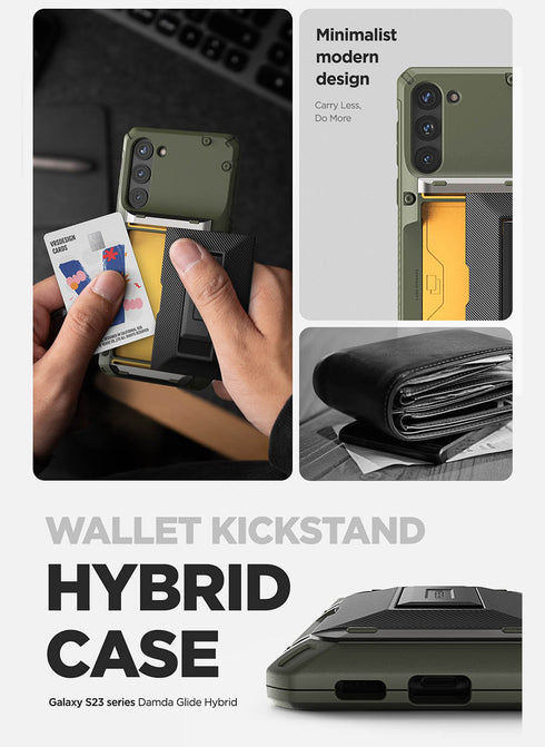 VRS Design Samsung Galaxy S23 PLUS Case Damda Glide Hybrid