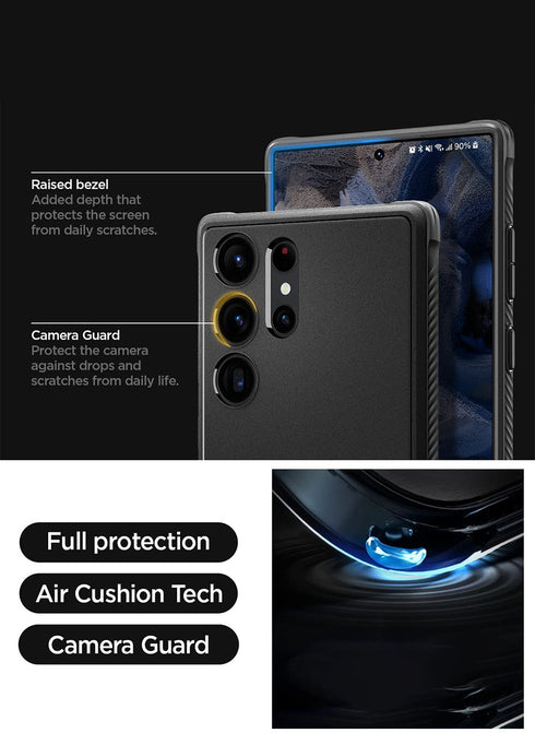 Spigen Samsung Galaxy S23 ULTRA Case Rugged Armor