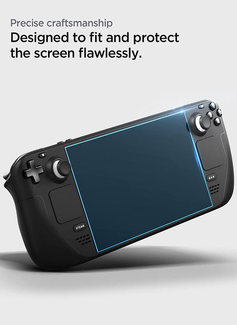 Spigen Steam Deck Tempered Glass Screen Protector GLAStR EZ Fit