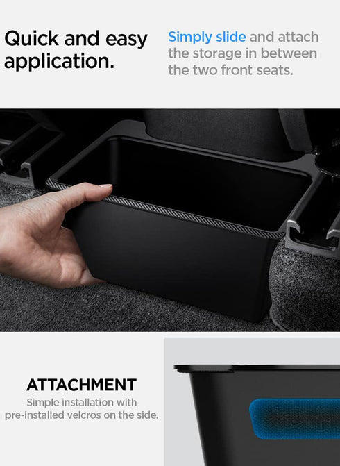 Spigen Tesla Model Y (2024/2021) TO223 Rear Center Console Storage Box