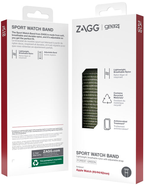 Gear4 Apple Watch (45/44/42mm) Sport Band