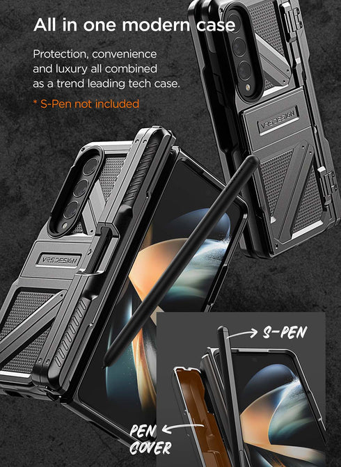 VRS Design Samsung Galaxy Z Fold 4 Case Terra Guard ULTIMATE GO S