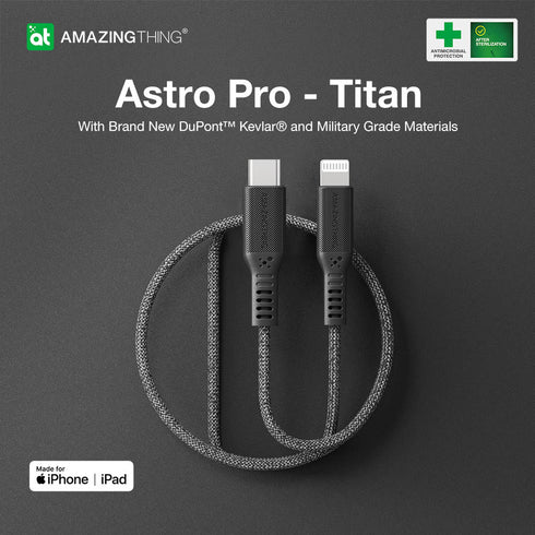 Amazing Thing Lightning Cable to USB-C Astro Pro Titan