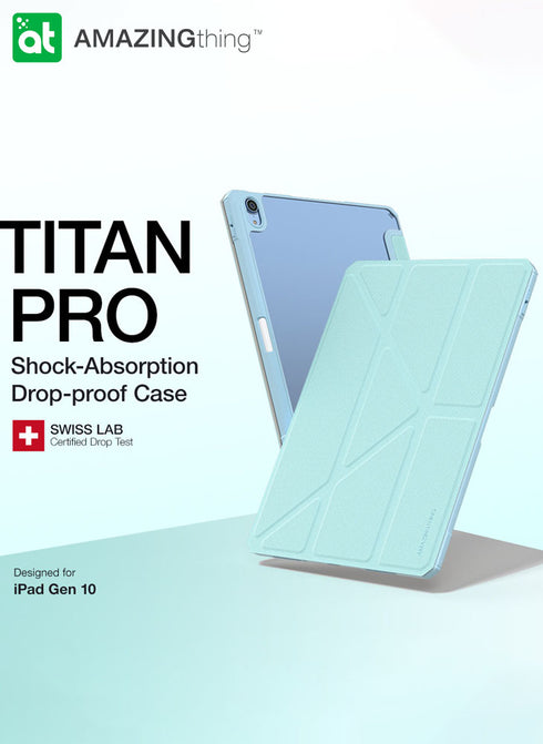 Amazing Thing iPad 10.9" (2022) 10th Gen Case Titan Pro (Pencil Storage Slot)