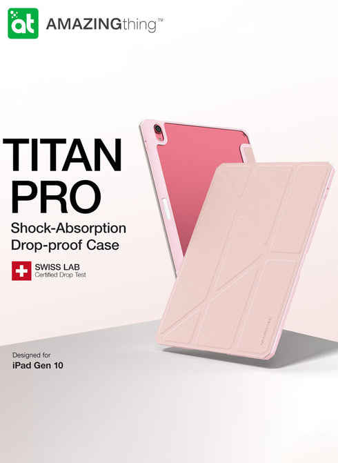 Amazing Thing iPad 10.9" (2022) 10th Gen Case Titan Pro (Pencil Storage Slot)