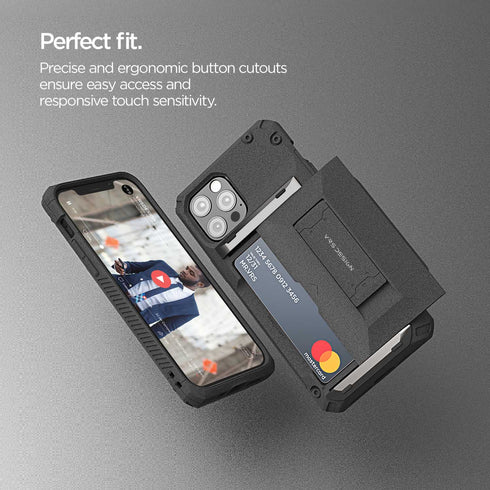 VRS Design iPhone 12 / iPhone 12 PRO Case Wallet Damda Glide Hybrid