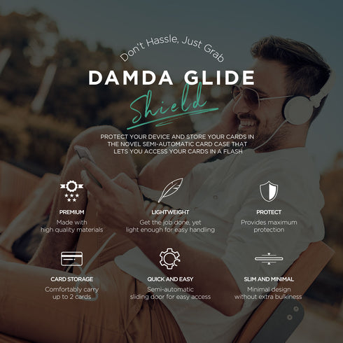 VRS Design Samsung Galaxy A30 case cover Damda Glide Shield - White Blue Black