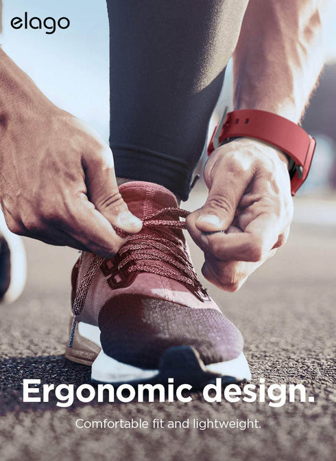 elago Apple Watch Band (44/42mm) Fluoro Rubber Strap