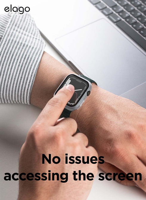 elago Apple Watch 45mm Case Clear Shield