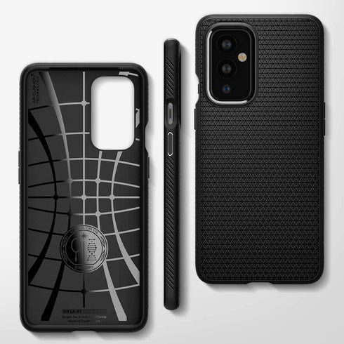 Spigen OnePlus 9 case cover Liquid Air (China & India Ver.) - Matte Black