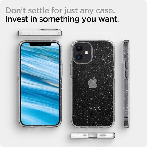 Spigen iPhone 12 Mini case cover Liquid Crystal Glitter