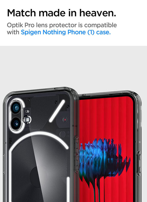Spigen Nothing Phone (1) Lens Screen Protector GLAStR Optik PRO