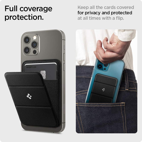 Spigen Magnetic Wallet 2 Cards Holder Smart Fold (MagFit)