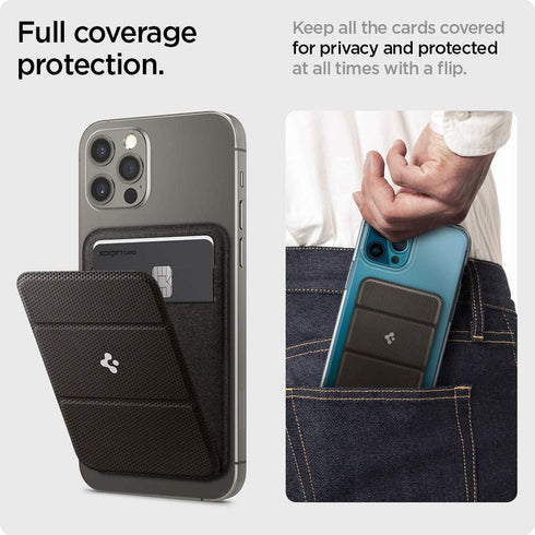 Spigen Magnetic Wallet 2 Cards Holder Smart Fold (MagFit)