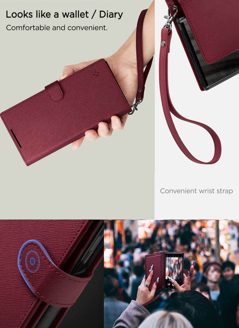 Spigen Samsung Galaxy S23 ULTRA Case Wallet S PLUS