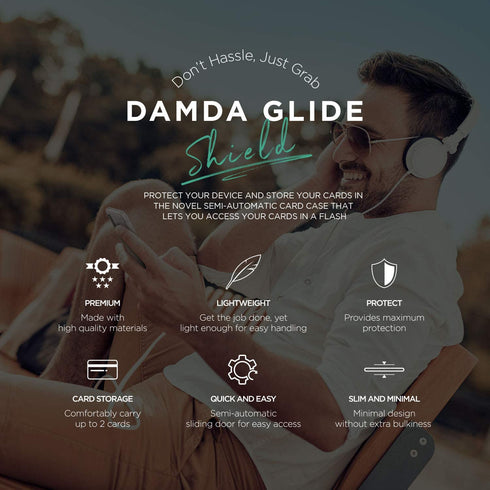 VRS Design Samsung Galaxy A30 case cover Damda Glide - White Orange Purple