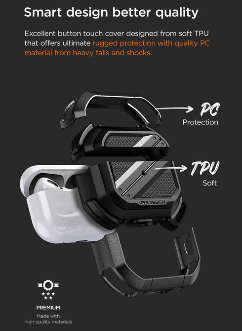 VRS Design AirPods PRO 2 Case Terra Guard ULTIMATE