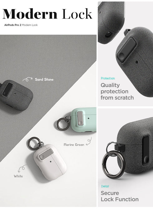 VRS Design AirPods PRO 2 Case Modern Lock