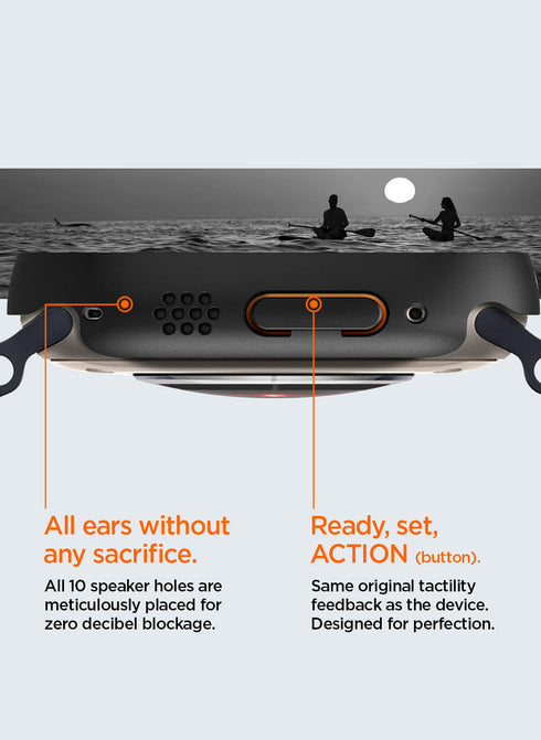 Spigen Apple Watch ULTRA (49mm) Case built-in Screen Protector Thin Fit 360