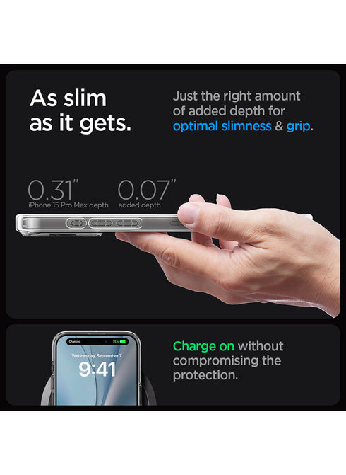 Spigen iPhone 15 Pro MAX Case Ultra Hybrid MagFit FROST