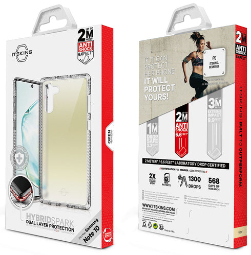 ITskins Samsung Galaxy Note 10 Case Hybrid Spark
