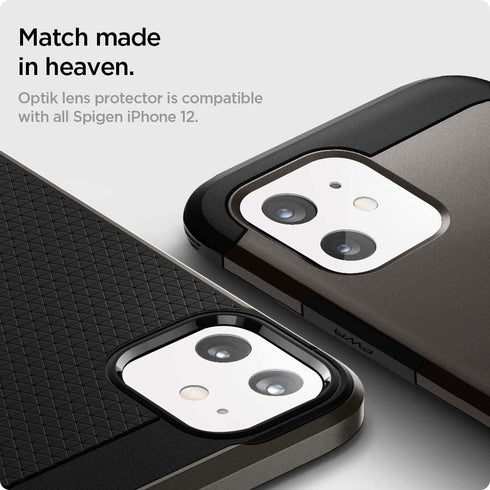 Spigen iPhone 12 Camera Lens Protector GLAStR Optik