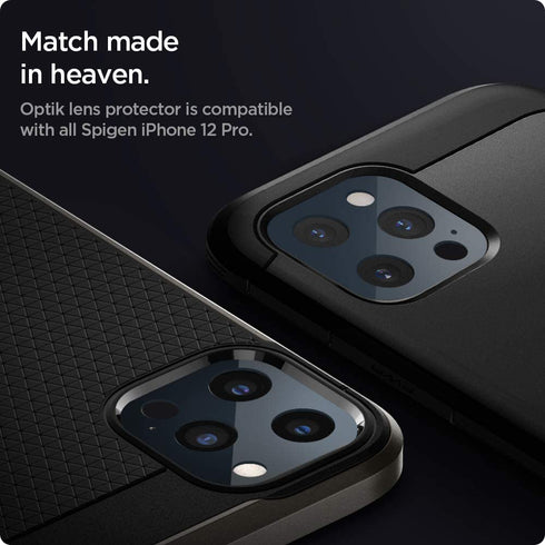Spigen iPhone 12 PRO Camera Lens Screen Protector GLAStR Optik