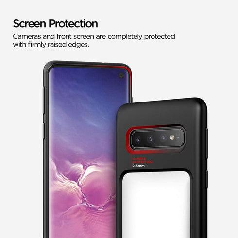 VRS Design Samsung Galaxy S10 Case Damda High Pro Shield - Cream White