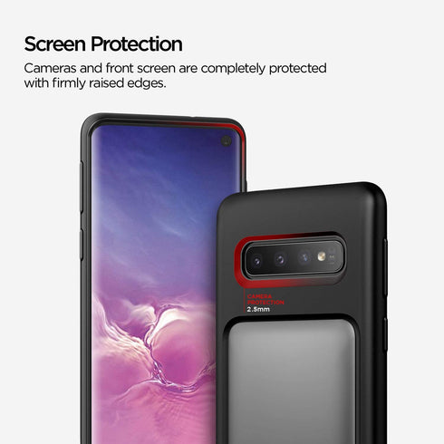 VRS Design Samsung Galaxy S10 Case Damda High Pro Shield - Steel Silver