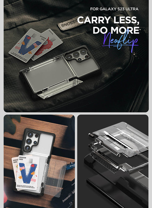 VRS Design Samsung Galaxy S23 ULTRA Case Neo Flip ACTIVE