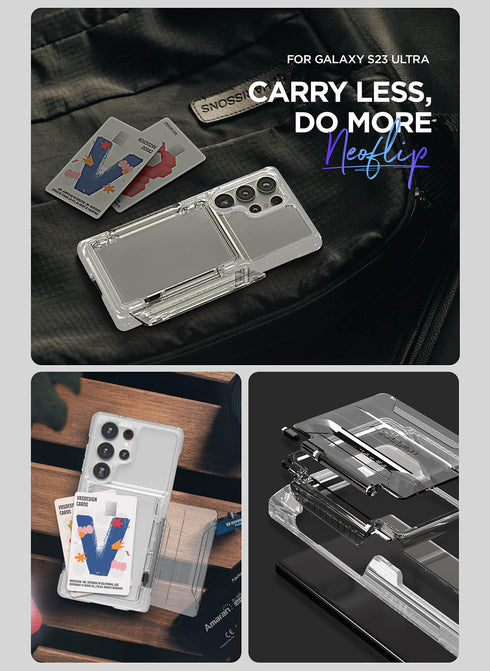 VRS Design Samsung Galaxy S23 ULTRA Case Neo Flip ACTIVE