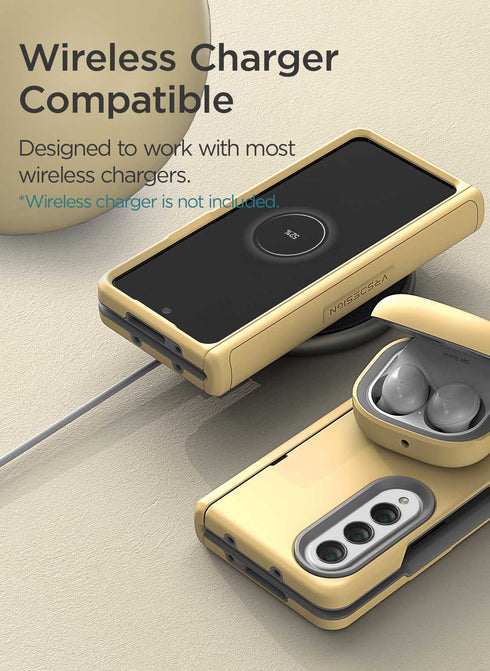 VRS Design Samsung Galaxy Z Fold 4 Case Terra Guard Modern