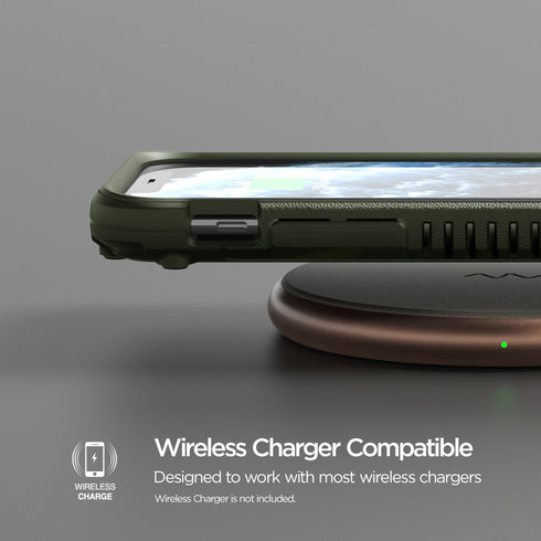 VRS Design iPhone 11 PRO case cover Crystal Mixx Pro - Green Carbon