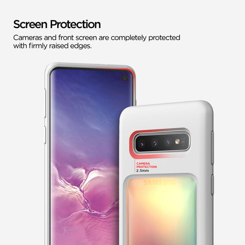 VRS Design Samsung Galaxy S10 case cover Damda High Pro Shield - Orange Purple