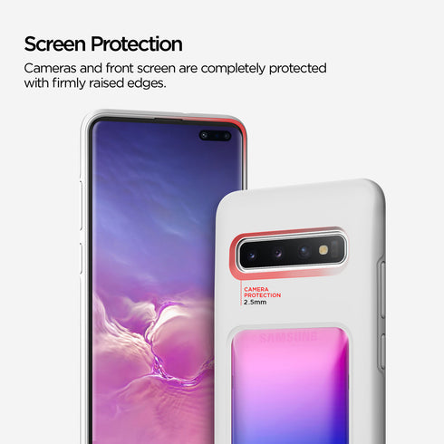 VRS Design Samsung Galaxy S10 PLUS case cover Damda High Pro Shield - Pink Blue