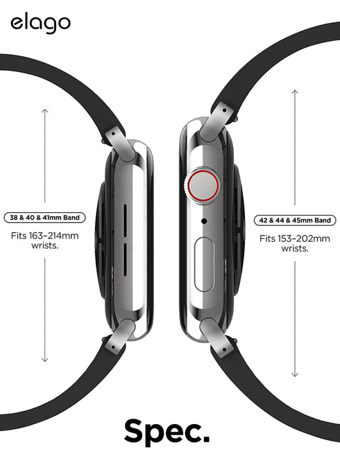 elago Apple Watch Band (44/42mm) Fluoro Rubber Strap