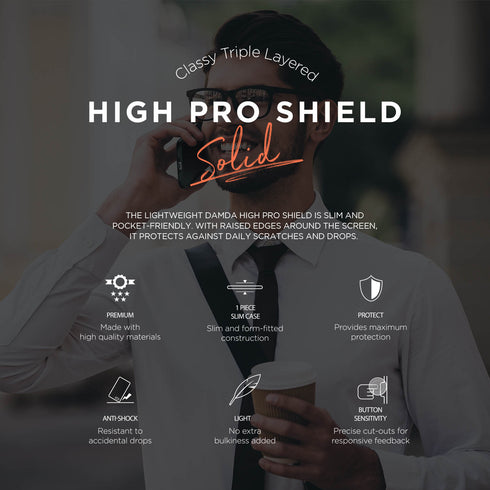 VRS Design iPhone 11 PRO case cover Damda High Pro Shield - Matt Black