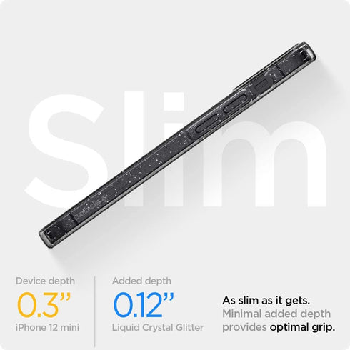 Spigen iPhone 12 Mini case cover Liquid Crystal Glitter