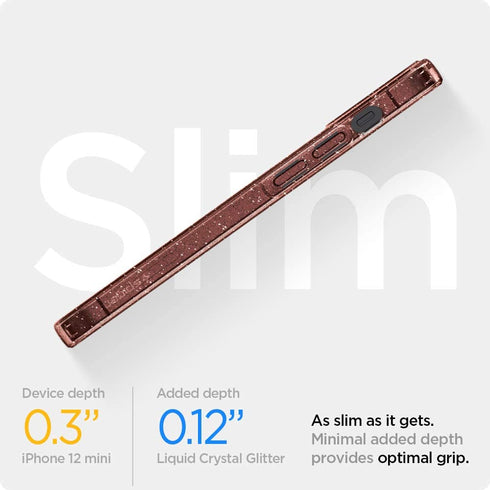 Spigen iPhone 12 Mini case cover Liquid Crystal Glitter