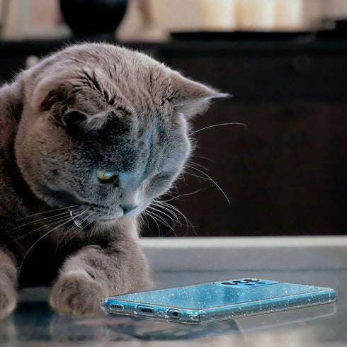 Spigen Samsung Galaxy A52 and A52s 5G (2021) case cover Liquid Crystal Glitter - Crystal Quartz