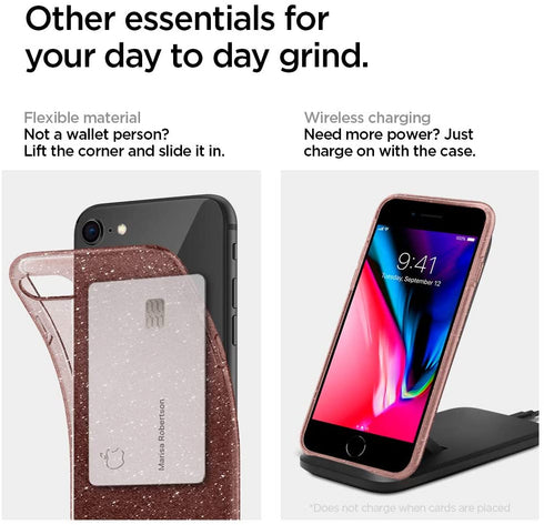 Spigen iPhone SE 3 / SE / 8/ 7 Case Liquid Crystal Glitter